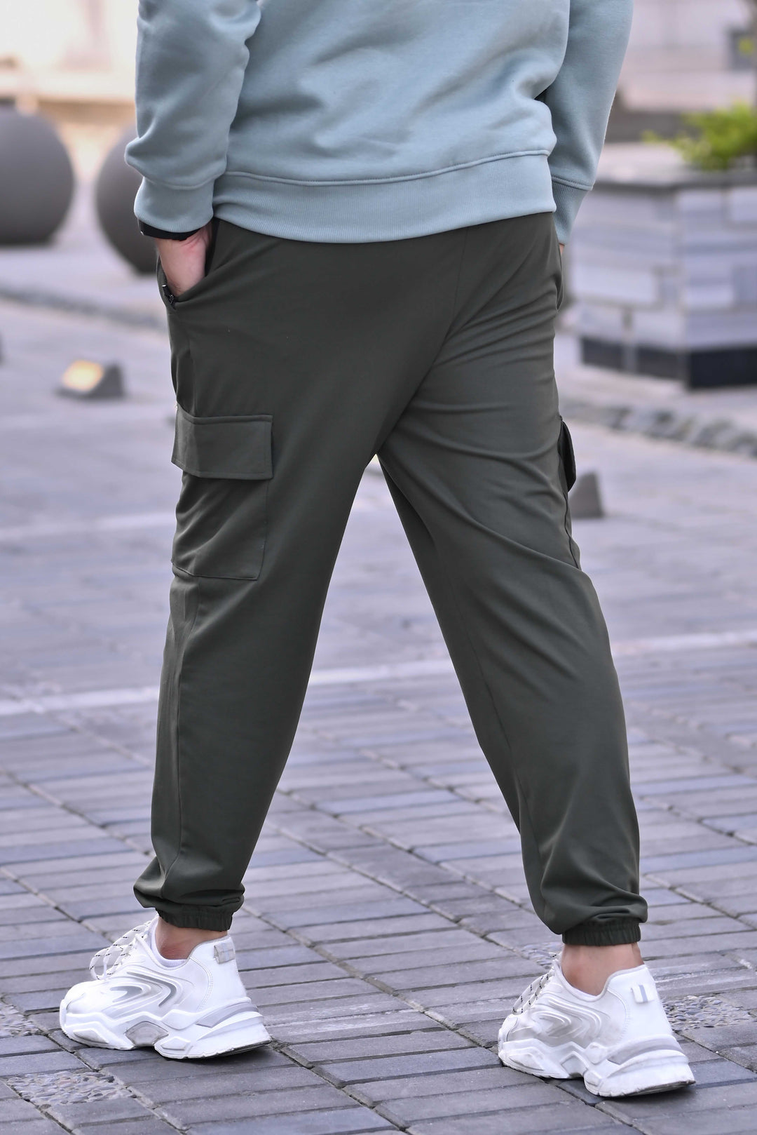 Zip Through Cargo Trouser