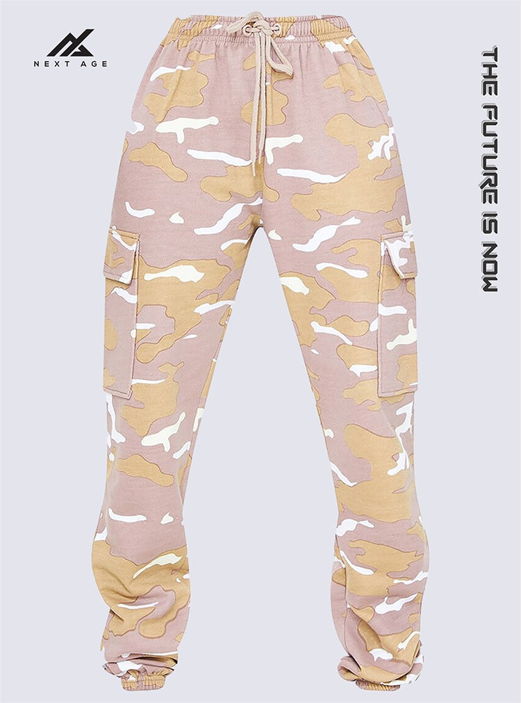 STONE CAMO CASUAL JOGGERS