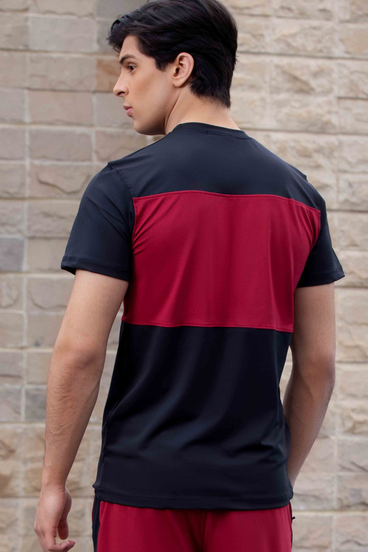 Super Stretch Maroon Black Cargo Shirt