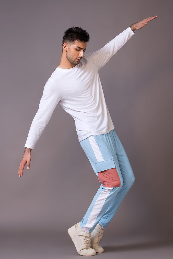 Pastel Blue Performance Superflex Cargo Twinset