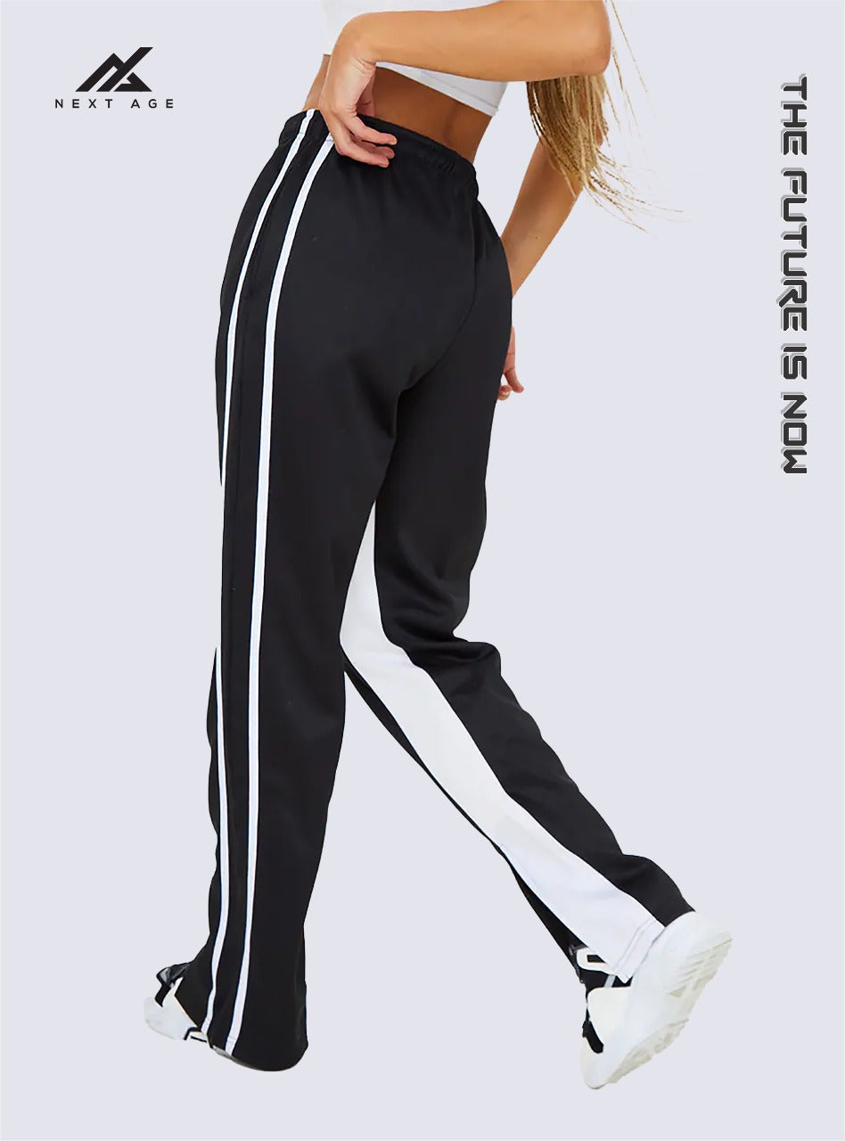 BLACK STRIPE TROUSER