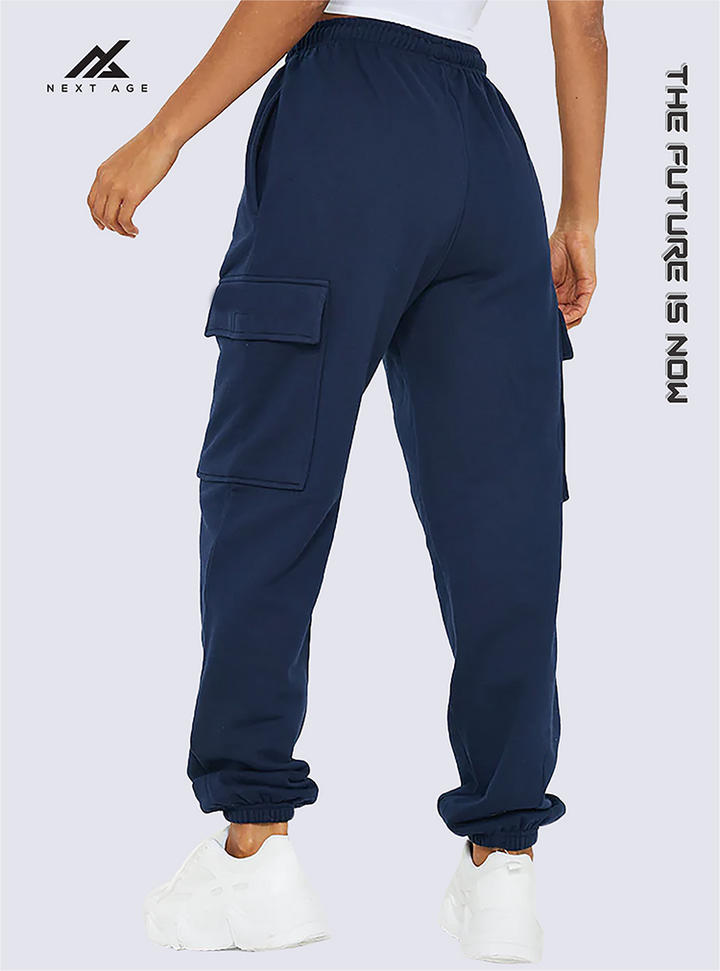 NAVY CARGO JOGGERS PANTS