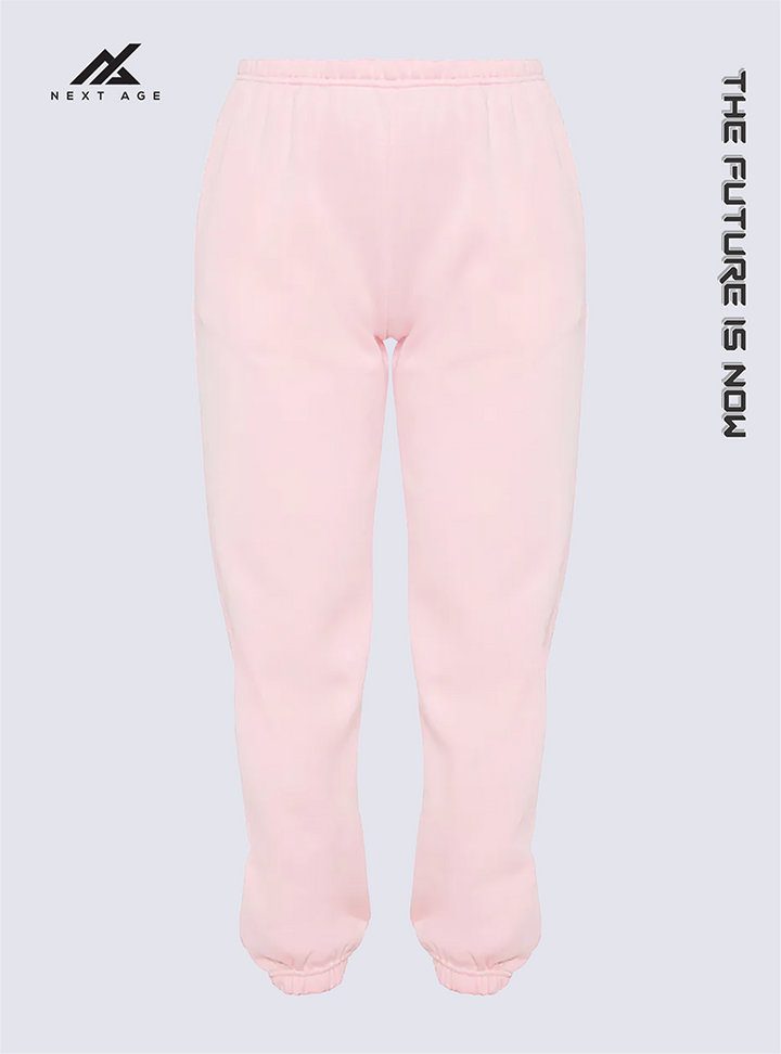 PASTEL PINK CASUAL JOGGERS PANTS