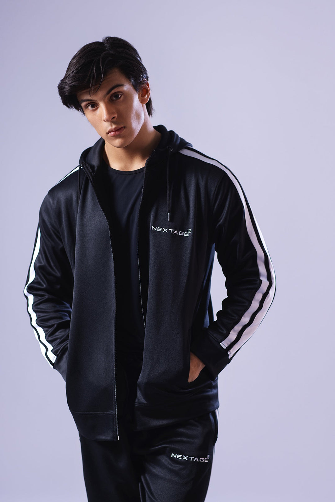 Black Hoodie Ultimate Winter Tracksuit