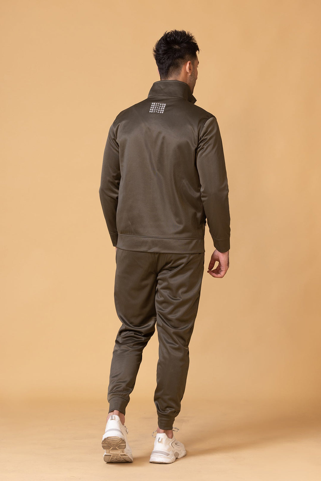 Olive Zip Through Winter Tracksuit