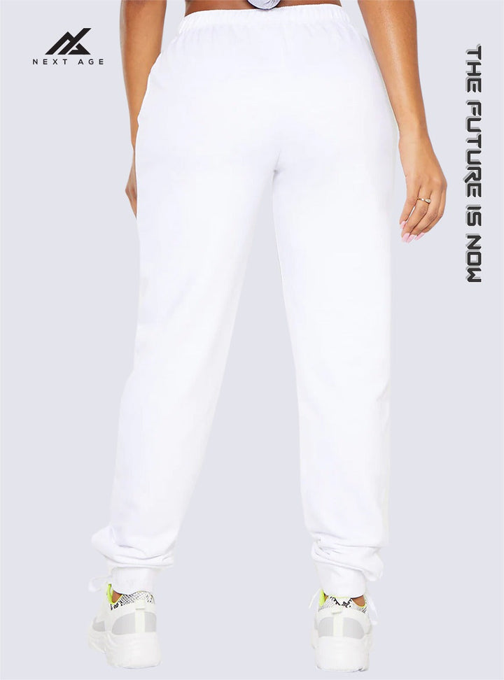 WHITE LACE TROUSER