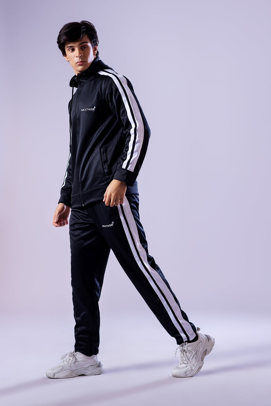 Black Hoodie Ultimate Winter Tracksuit