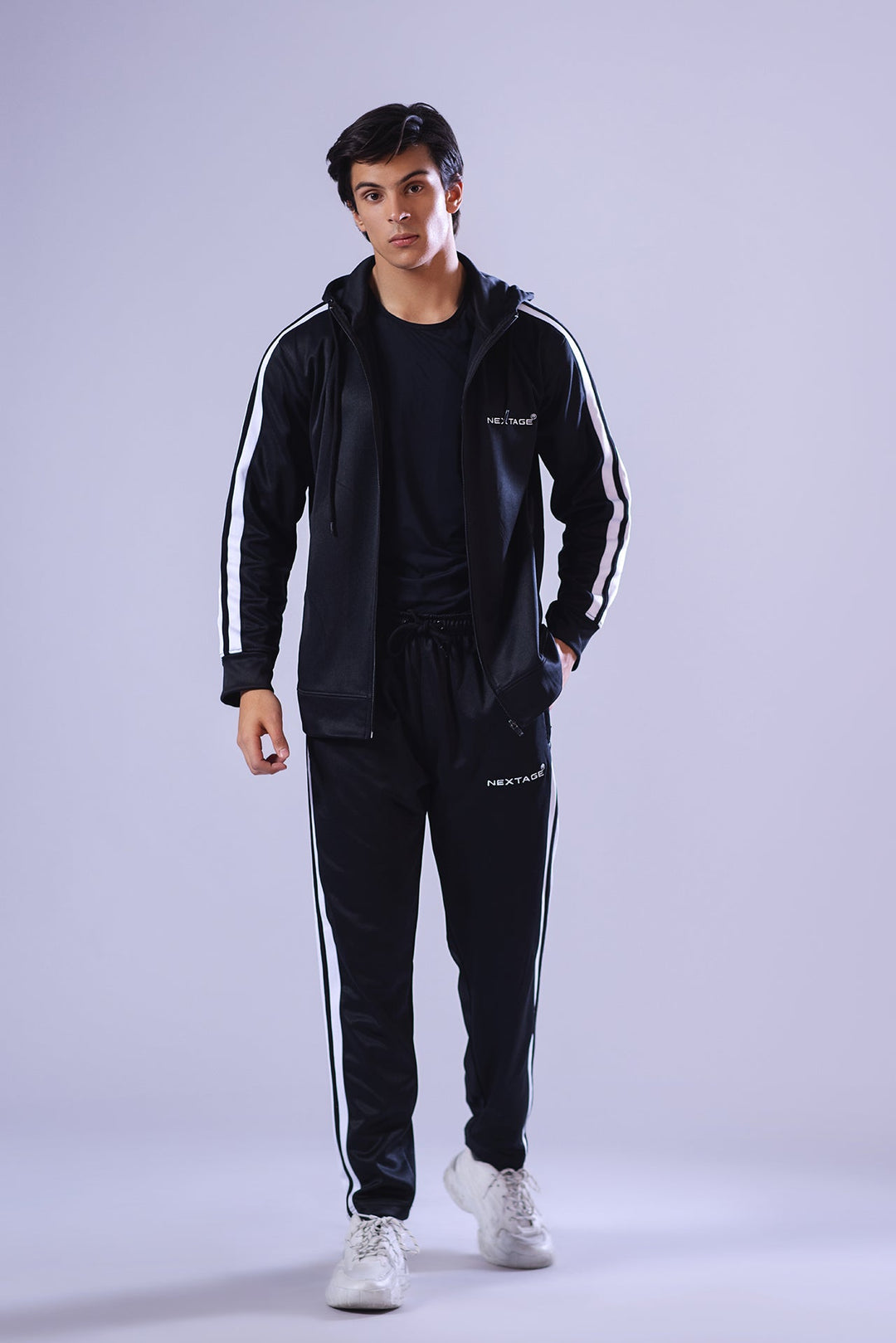 Black Hoodie Ultimate Winter Tracksuit