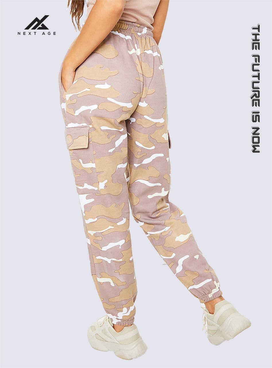 STONE CAMO CASUAL JOGGERS